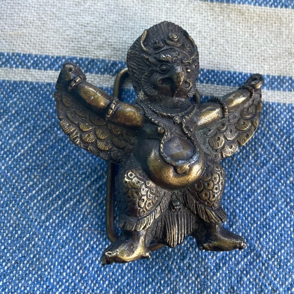 - 70’s Garuda Bergamot Brass belt buckle - Picture 2 of 9